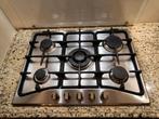 M-System Gasfornuis - 5 pits - RVS binnenmaat 54x48, Witgoed en Apparatuur, Kookplaten, Ophalen, Zo goed als nieuw, Inbouw, Gas