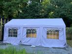Luxe semi-professionele grijze partytent 3x6 met zijwanden, Ophalen, Gebruikt, Partytent, Minder dan 4 meter