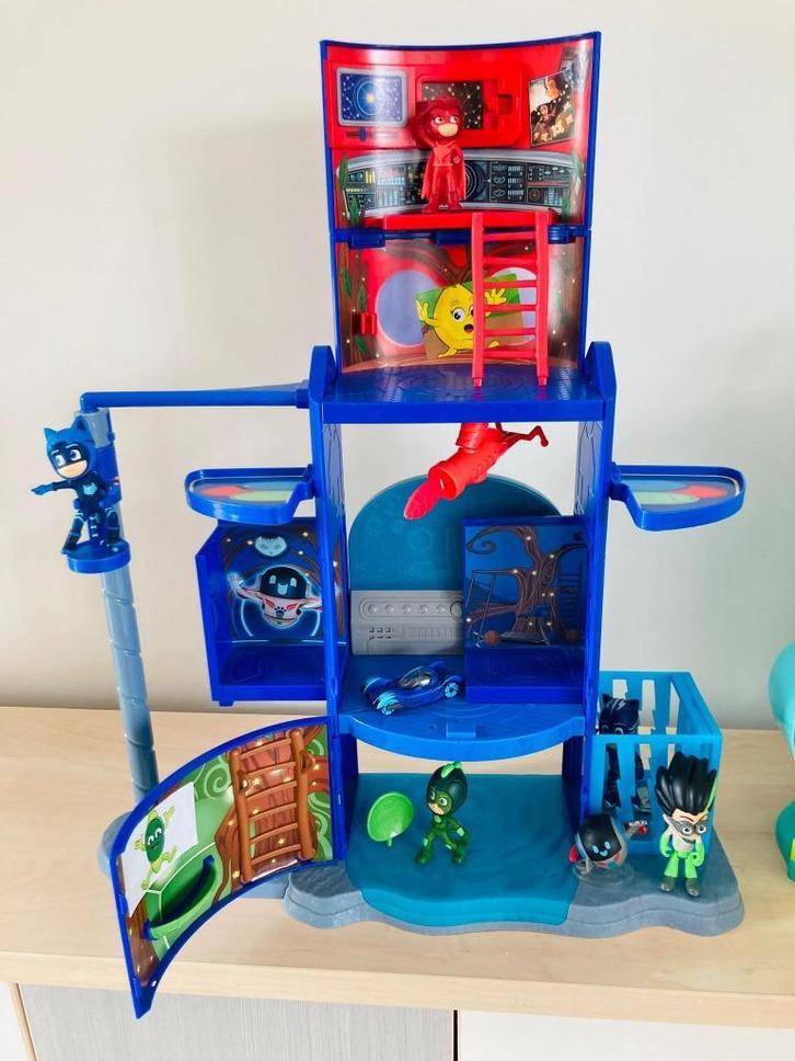 PJ Masks speelhuis Mission Control HQ Kasteel, Kinderen en Baby's, Speelgoed | Buiten | Speelhuisjes, Gebruikt, Kunststof, Ophalen of Verzenden