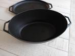 Copco Denmark Michael Lax grote Gietijzen ovale pan cocotte, Ophalen of Verzenden, Gebruikt, Gietijzer, Pannenset