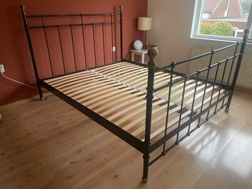 Frans Spijlen bed Ikea zwart 160 x 200 cm - afbeelding 1
