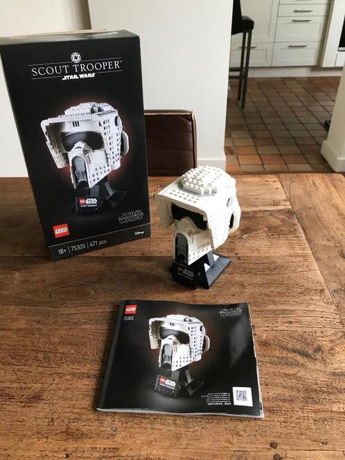 Lego Star Wars 75305 Scout Trooper Helm, Kinderen en Baby's, Speelgoed | Duplo en Lego, Zo goed als nieuw, Lego, Complete set