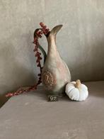 Vaas in Patina Stijl met Ornament, Ophalen of Verzenden