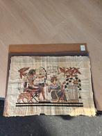 Egyptische Papyrus - Handgeschilderd, Antiek en Kunst, Ophalen of Verzenden