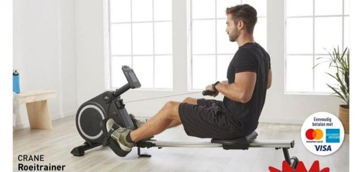 Crane Roeitrainer - Inklapbaar & Verrijdbaar, Sport en Fitness, Overige Sport en Fitness, Nieuw, Ophalen