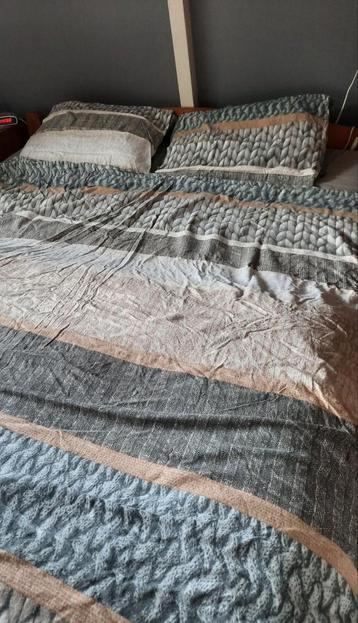 Flanellen dekbedovertrek natuurlijke kleuren beschikbaar voor biedingen
