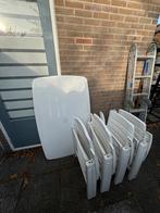 Tuinset tafel met 4 stoelen, Tuin en Terras, Ophalen, Zo goed als nieuw, Kunststof