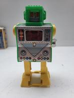 Vintage Japanse Opwind Robot - 17cm, Ophalen of Verzenden
