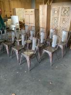 14 Unieke Tolix Stoelen Pracht Patina van Ouderdom, Huis en Inrichting, Stoelen, Vijf, Zes of meer stoelen, Industrieel/Vintage