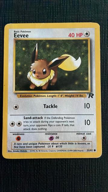 Eevee Team Rocket 55/82 beschikbaar voor biedingen
