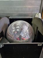 Spiegelbol / discobal 120cm met Flightcase & Motor, Muziek en Instrumenten, Licht en Laser, Ophalen, Gebruikt, Discobol, Stroboscoopeffect