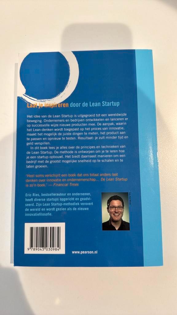 De Lean Startup - Eric Ries, Boeken, Economie, Management en Marketing, Gelezen, Management, Ophalen of Verzenden