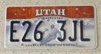 Nummerplaat , Kentekenplaat Utah Greatest Snow USA ,, Verzamelen, Auto's, Zo goed als nieuw, Verzenden