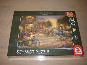 Puzzel Schmidt Thomas Kinkade AMSTERDAM CAFE 1000 st. NIEUW beschikbaar voor biedingen