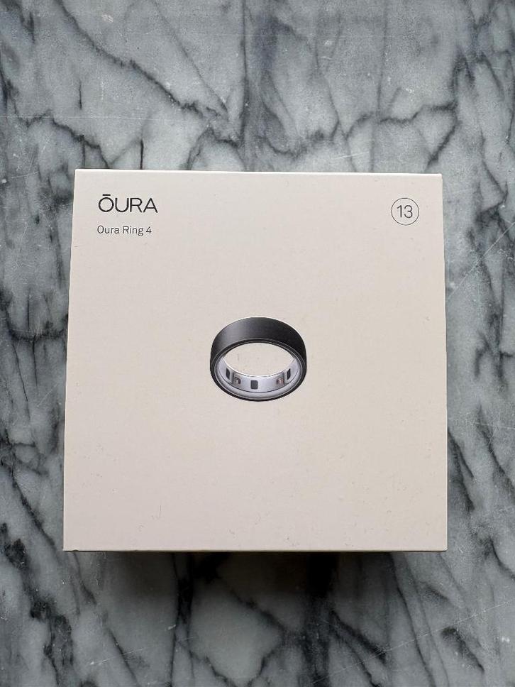 Oura Ring Gen 4, Size 13, Sieraden, Tassen en Uiterlijk, Activity trackers, Zo goed als nieuw, Android, Zwart, Waterdicht, Ophalen of Verzenden
