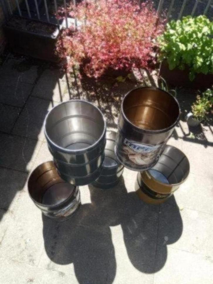 olievaten/vuurkorven, Tuin en Terras, Vuurkorven, Zo goed als nieuw, Vuurkorf, Ophalen