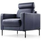 NIEUWE LEDEREN FAUTEUIL MET HOOFDSTEUN VOOR SPOTPRIJS, Nieuw, 50 tot 75 cm, Ophalen, KLASSIEK/MODERN