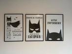 Batman posters met lijst teab, Ophalen, Zo goed als nieuw
