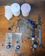 Verfspuit | complete set! | HVLP, Doe-het-zelf en Verbouw, Compressors, Minder dan 25 liter, Ophalen of Verzenden, Minder dan 200 liter/min