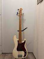 Fazley Piranha 5 Olympic White Basgitaar + Gigbag, Ophalen, Zo goed als nieuw, Elektrisch, 5-snarig