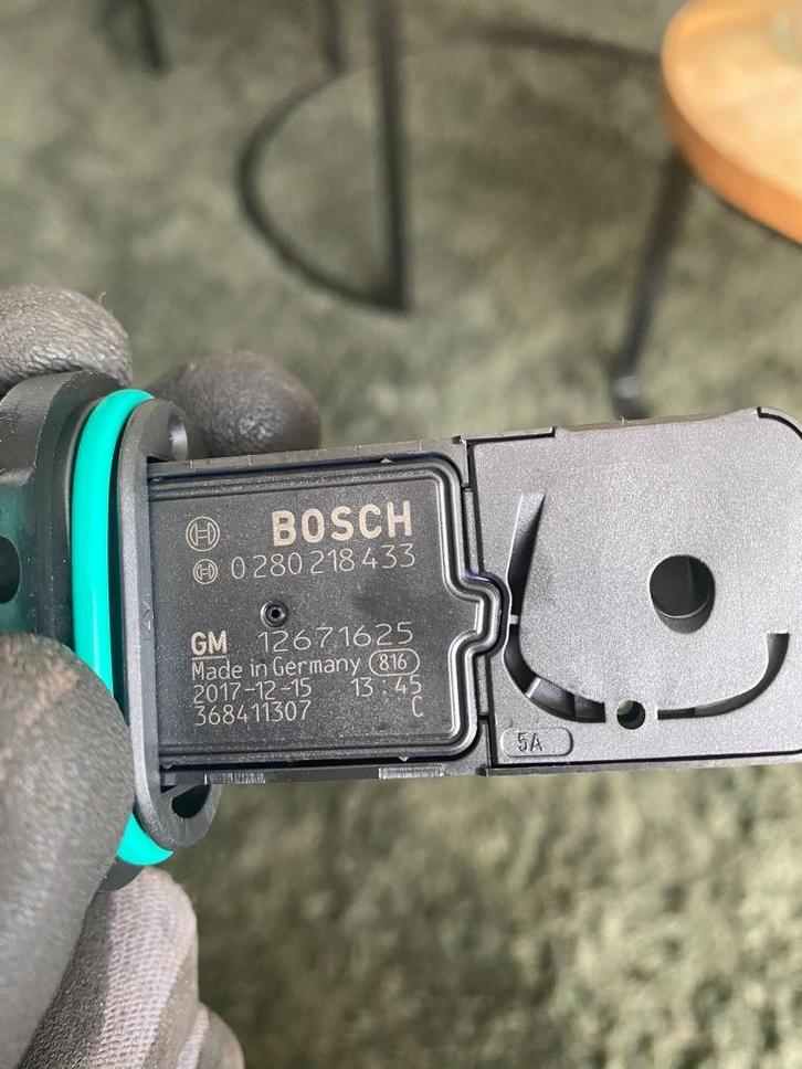 Bosch Luchtmassameter 0280218433 GM 12671625 Opel Astra K, Auto-onderdelen, Motor en Toebehoren, Opel, Nieuw, Ophalen