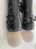 PlayStation Move Motion Controllers (2 stuks), Verzenden, Gebruikt