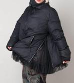 Rundholz black label tule dons jas met capuchon XS kan S M L, Maat 38/40 (M), Zwart, Verzenden