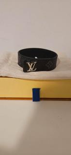 Louis Vuitton Slim Bracelet, Ophalen of Verzenden, Zo goed als nieuw, Zwart, Leer