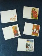 KERST kaartjes mini afmeting mond voet schilders, Ophalen, Nieuw