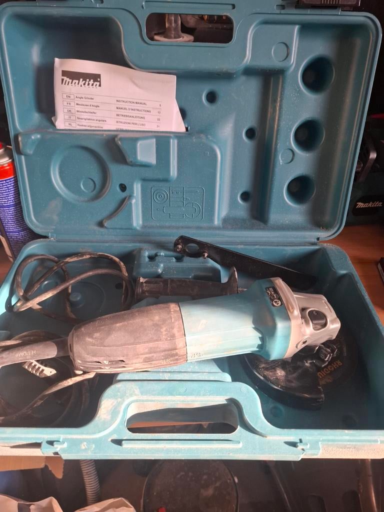 Makita GA5030R Haakse Slijper - Gebruikt, Ophalen, Gebruikt, 600 tot 1200 watt, Overige typen