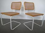 vintage Marcel Breuer Cesca stoelen, twee stuks, Huis en Inrichting, Stoelen, Twee, Vintage, Riet of Rotan, Ophalen