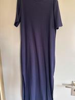 H&m maxi midi jurk dress split chic rib blauw merk maat xs, Blauw, Jurk, Ophalen of Verzenden, Zo goed als nieuw