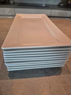 Langwerpige witte borden, Ophalen of Verzenden, Zo goed als nieuw, Porselein, Bord(en)