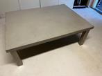 Salontafel betonlook, RVS-onderstel, Huis en Inrichting, Tafels | Salontafels, Ophalen, 100 tot 150 cm, 50 tot 100 cm, Zo goed als nieuw