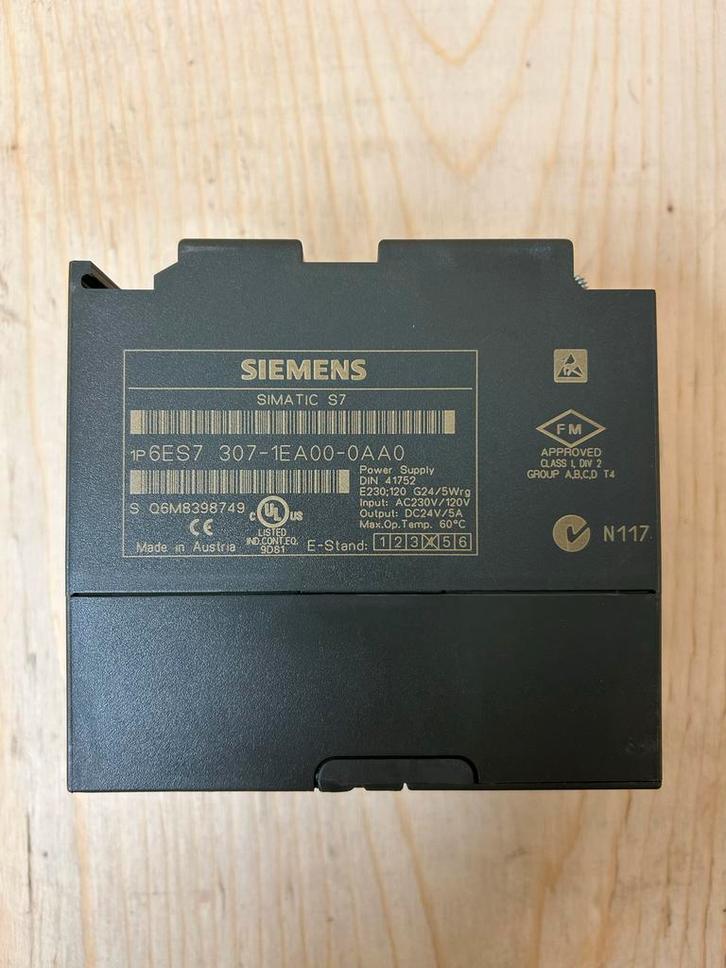 Siemens SIMATIC S7 6ES7307-1EA00-0AA0 Voeding, Hobby en Vrije tijd, Elektronica-componenten, Gebruikt, Ophalen