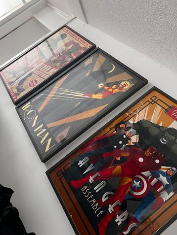 3x marvel posters 94x63,5cm