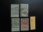 belgie - wapen schildjes 1907/1908 (zf-284), Postzegels en Munten, Postzegels | Europa | België, Ophalen of Verzenden, Gestempeld