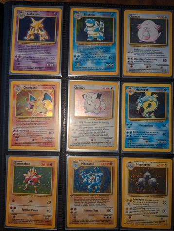 Complete Pokemon Kaarten Base Set in topstaat / Charizard  beschikbaar voor biedingen