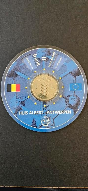 Euro frank beschikbaar voor biedingen