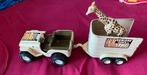 Vintage Tonka Safari Set  1970S - Jeep & Trailer met Giraffe, Ophalen, Gebruikt, Auto