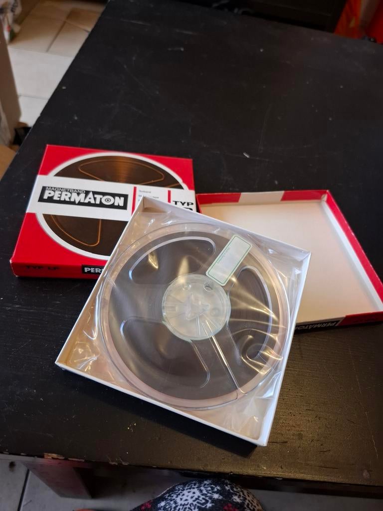 Bandrecorder lege band rood Permaton, Ophalen of Verzenden, Onderdeel