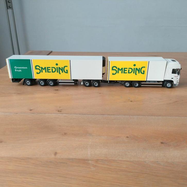 Tekno DAF XF Super Space Cab LZV Dick Vijn Zwaagdijk Oost, Hobby en Vrije tijd, Modelauto's | 1:50, Zo goed als nieuw, Bus of Vrachtwagen