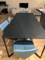 La Redoute Romy Zwarte Metalen Eettafel (for 8) Dining table, Huis en Inrichting, Tafels | Eettafels, Ophalen, 200 cm of meer