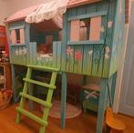 boomhut halfhoogslaper limited edition + nachtkastjes, Ophalen, Zo goed als nieuw, Hoogslaper