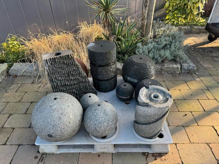 Diverse water ornamenten zie beschrijving prijzen vanaf €35, Tuin en Terras, Waterpartijen en Fonteinen, Gebruikt, Waterornament