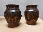 1 stel bronzen vazen China omstreeks 1930, Ophalen of Verzenden