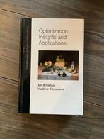 Optimization: insights & applications ,Jan Brinkhuis, Ophalen of Verzenden, Zo goed als nieuw