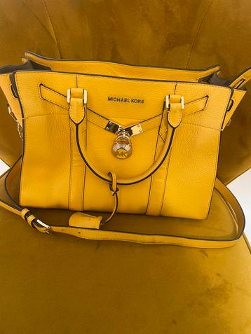 Michael Kors Mercer Gallery handtas – Geel beschikbaar voor biedingen