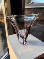 Boheems glas kristallen vaas, Gebruikt, Overige kleuren, Ophalen of Verzenden, Glas