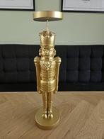 Kandelaar nutcracker goud, Overige materialen, Overige kleuren, 25 tot 50 cm, Nieuw